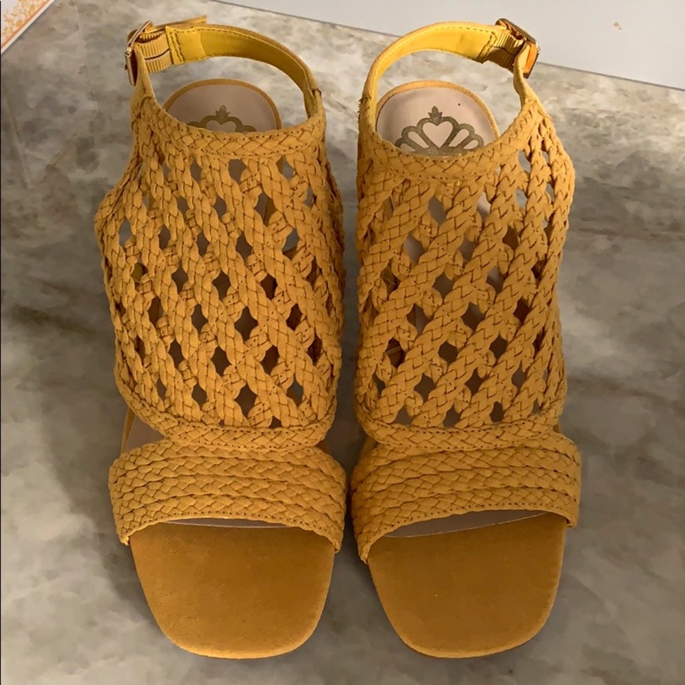 Fergalicious Woven Caged Heel